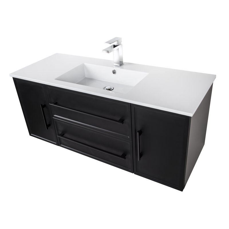 AllModern Milano 48" WallMounted Single Bathroom Vanity Set & Reviews